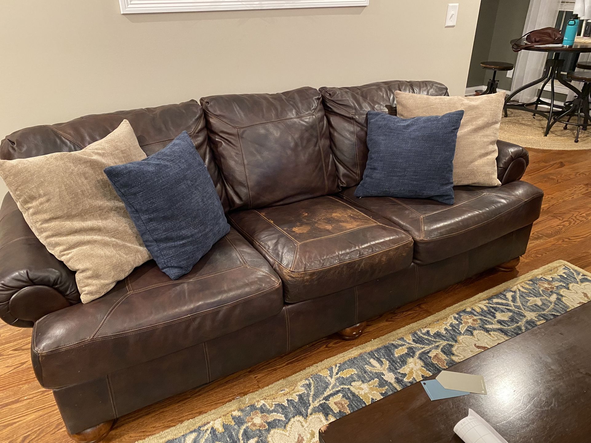 Leather Sofa And Loveseat