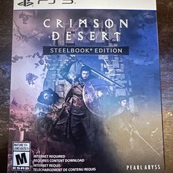 Crimson desert ps5 steelbook