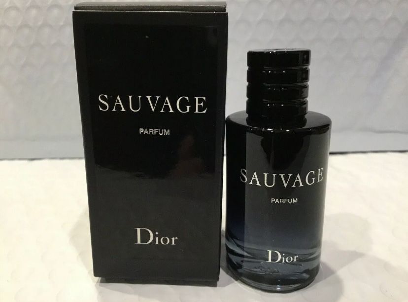 Dior SAUVAGE PARFUM Mini Travel Splash .34 0.34 oz 10 ml cologne miniature new