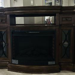 Electric Fireplace TV Stand 