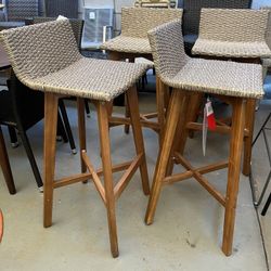 Wicker Barstools