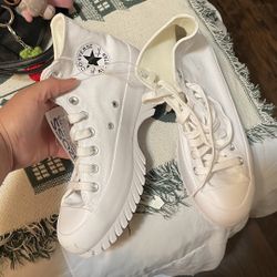 Platform White Converse 