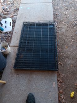 Used dog cage