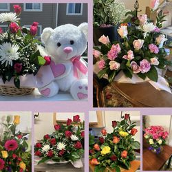 Mothers Day Basket 🧺 Gifts/ Flowers/ Bouquets/ Arrangements 
