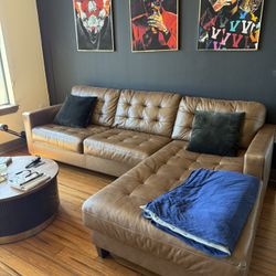 Leather Sofa 
