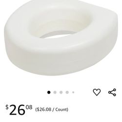 4 Inch Portable Raised Toilet Seat Riser,Elevated Toilet Seat For Seniors 