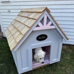 Handmade Wooden Dog House – New