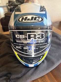 HJC CS-R3 Motorcycle Helmet & Gloves