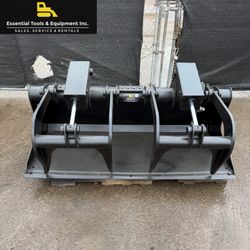 2017 Bobcat 68″ Hydraulic Grapple Bucket Universal Skid Steer Attachment OEM