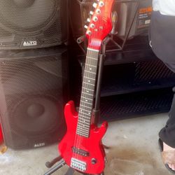 Vintage Harmony Solid body electric kids guitar 30”