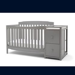 6 in 1 convertible crib/baby changer/bed/sofa