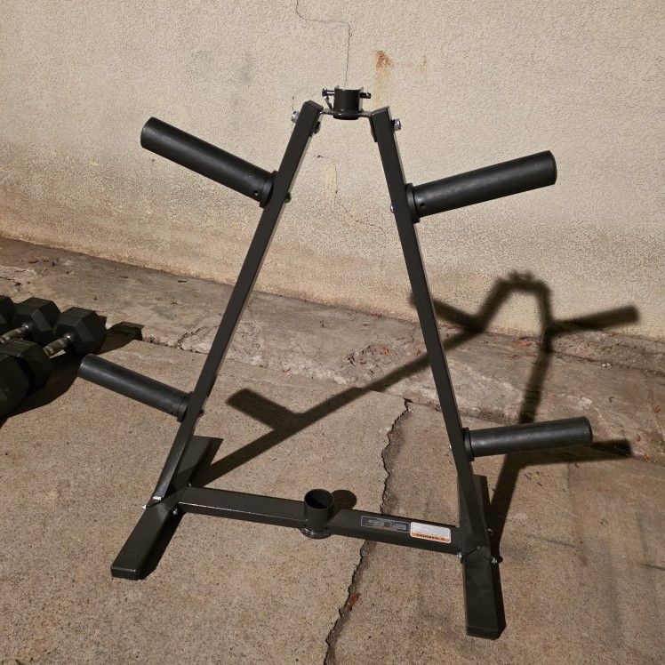 Olympic Weight Tree With Barbell Holder