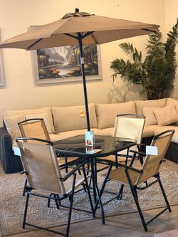 5pc set with umbrella