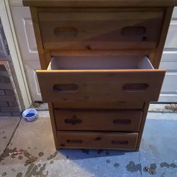 5 Drawer Dresser Solid Wood 