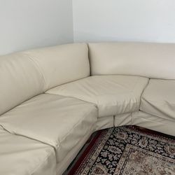 5 Seater Sectional Sofa, Cream Color 