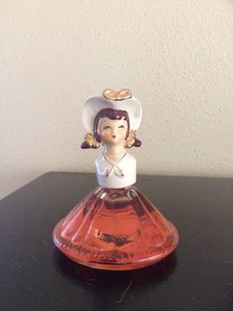 Vintage 1950's Perfume Doll with Porcelain Head