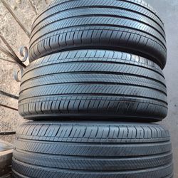 215 55 16 Good Set Of 3 Tires Michelin Used Have Good Tread Left Only 3