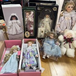 Porcelain Dolls Lot $20
