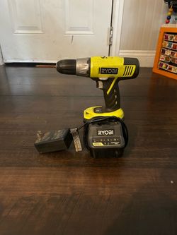 Ryobi Drill with Battery and charger