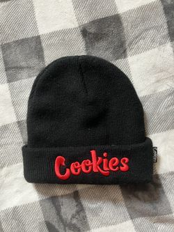 red cookies beanie