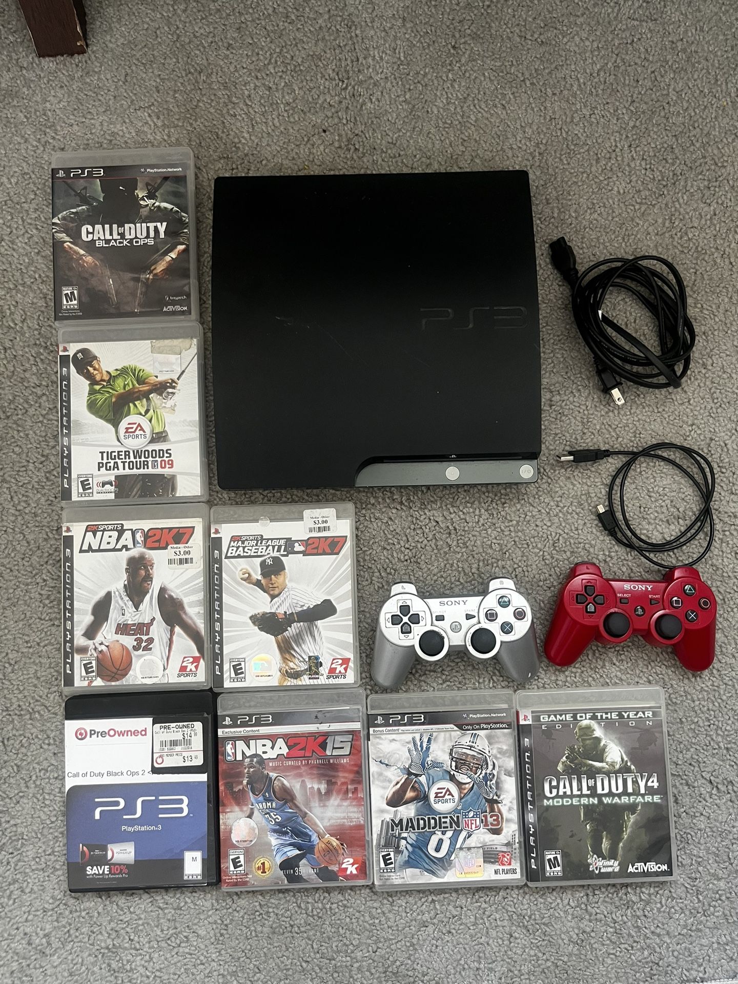 PS3 Games Bundle Controller 