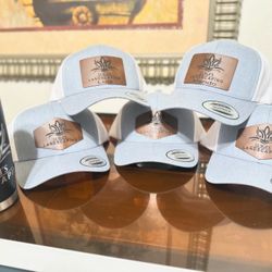 Custom Leather Patch Hats