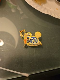 DISNEYLAND 50th ANNIVERSARY MICKEY MOUSE PIN 