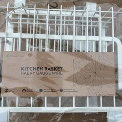 Over the counter kitchen baskets
