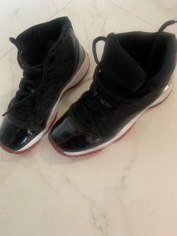 Air Jordan 11 Bred High-Top Sneakers