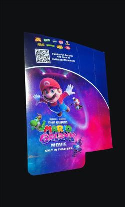 Super Mario Galaxy Movie Tall Cardboard Stand