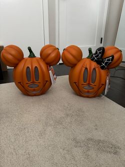 Disney Mickey & Minnie Pumpkin LED Light 2026 Halloween