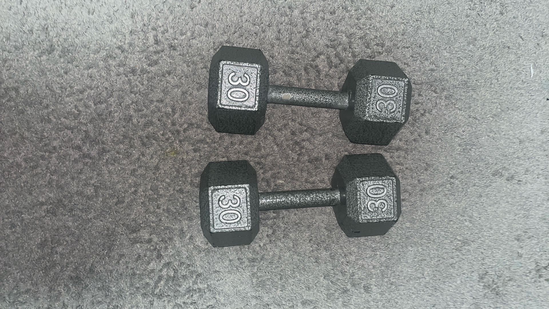 30 pound dumbbells