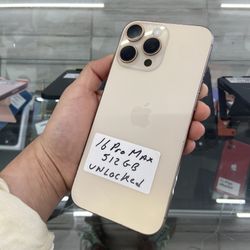 16 Pro Max Unlocked. Cash Or $50 Down W Approval 
