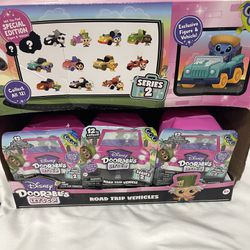 Disney Doorables Let's Go! Road Trip Series 2 Lot of 6 Jack Stitch Simba & More