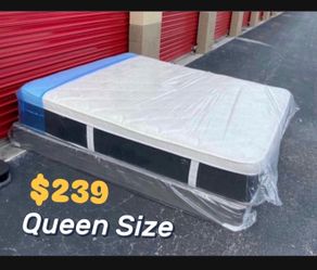 12” Thick Queen Pillowtop Mattress + Box Spring
