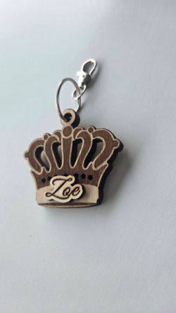 Custom name wooden keychains