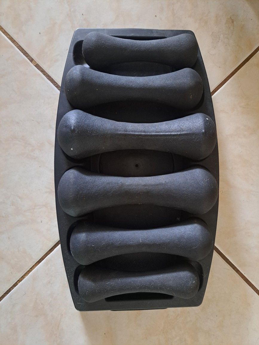 Gold's Gym Weight Set With Holder
