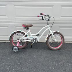 16” Electra Bicycle Little Kids Girls 1st Bike  Beach Cruiser With Training Wheels 