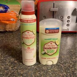 Old Spice Gentle Man’s “Total Body “ Deodorant-2 Items!($25.94+ Value)