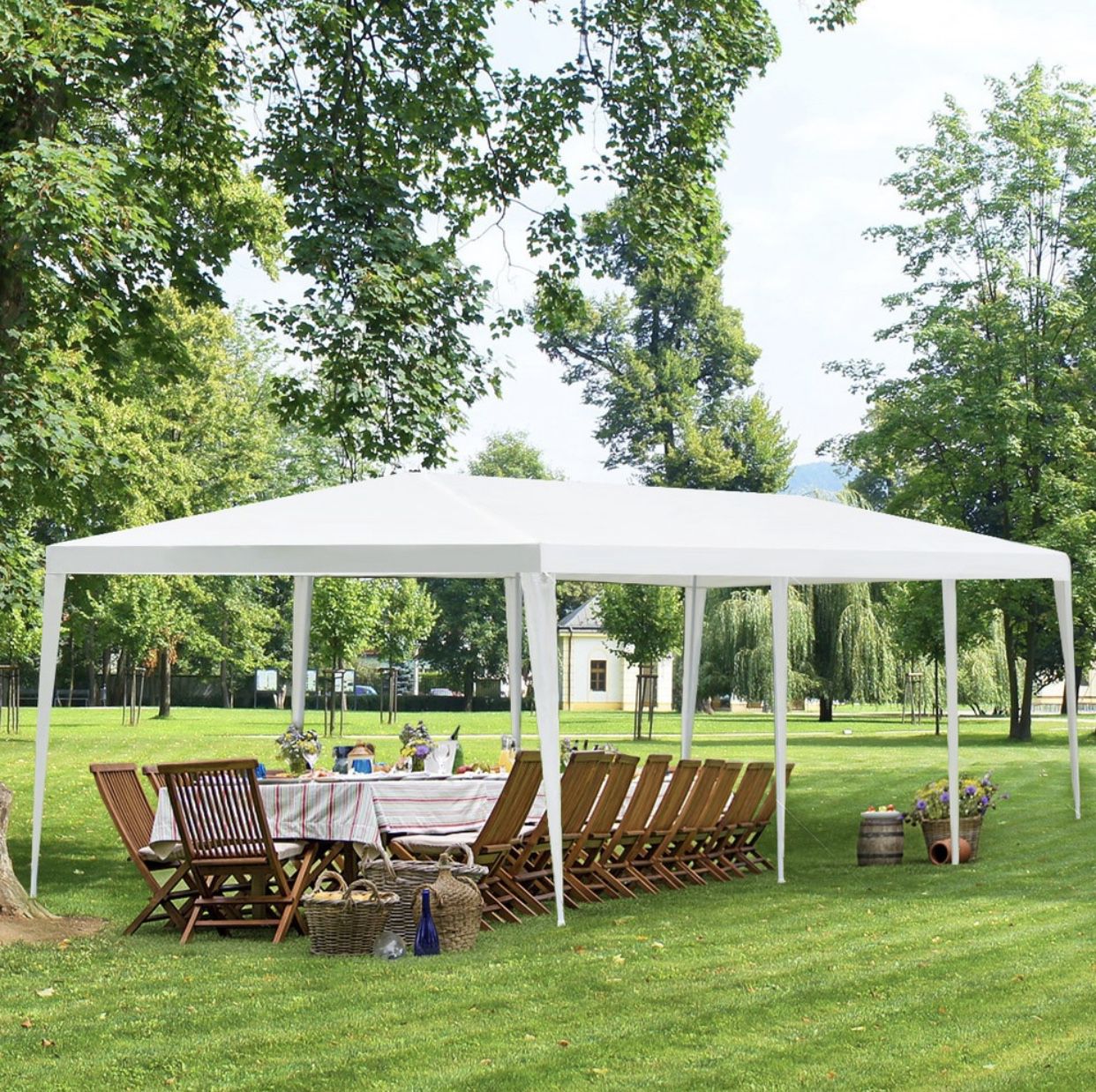 Outdoor Wedding Party  Canopy 10x30