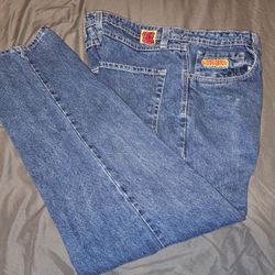 Empyre Relax Loose Fit medium wash blue denim skate jeans