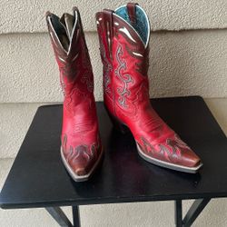 Womens Ariat Wichita Mesa Leather Cowgirl Boots Sz 8