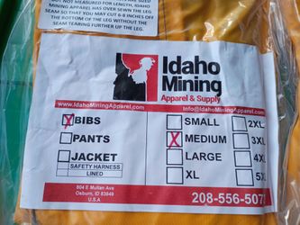 Idaho mining bibs