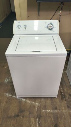 WHIRLPOOL ELITE WHITE TOPLOAD SERIES WASHER - FULL AGITATOR