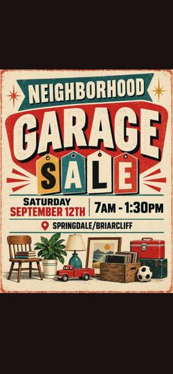 Neighborhood garage sale