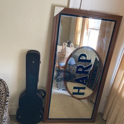 Vintage Mirror Beer Sign