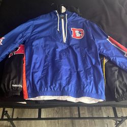 Mitchell And Ness Broncos Hoodie Windbreaker$30 