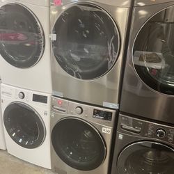 Lg Used Washer And New Dryer 