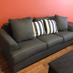 Grey Couch  + Love Seat