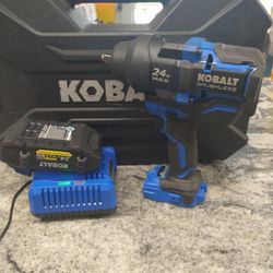 KOBALT XTR 24 VOLT VARIABLE SPEED BRUSHLESS IMPACT WRENCH 